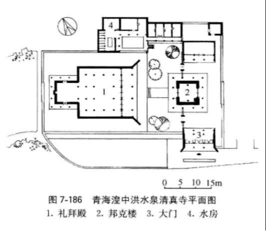 Hongshuiquan mosque site plan